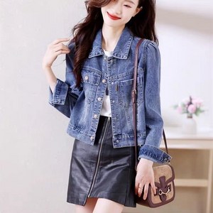 루스리더 여성 데일리 데님 크롭 청자켓 V7