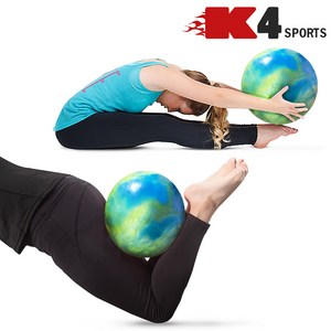 K4스포츠아몸디 짐볼 요가 미니짐볼 마사지볼 필라테스 운동볼 코어운동 다이어트 자세교정 스트레칭(K4-125), 30cm, 그린