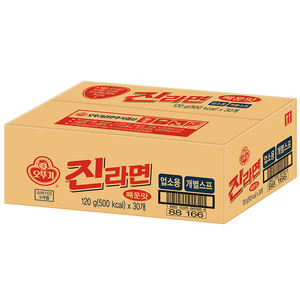 오뚜기 진라면 매운맛 업소용 120g, 120개