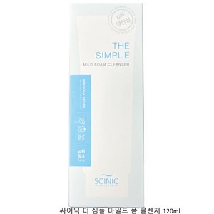 싸이닉 더 심플 마일드 폼 클렌저, 120ml, 1개