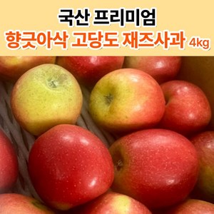 [SNS 입소문] 재즈사과 제철 프리미엄 가정용 향긋하고 아삭한 고당도 사과, 1박스, 4kg