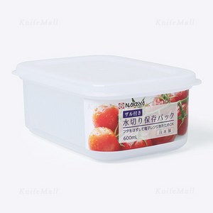 일본 나카야 물빠짐 신선팩 600ml 채망 두부보관, 1개입, 1개