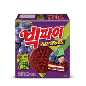 크라운 빅파이 영동포도, 324g, 1개