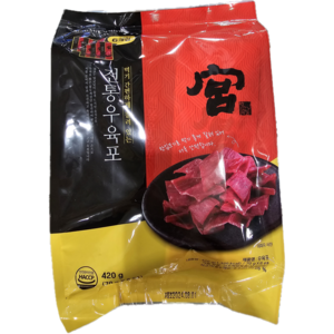 궁 전통 궁중 쇠고기 우육포 420G 70G X 6PK, 1박스