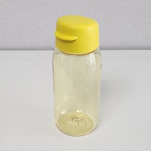 타파웨어 물병 물통 클리어 550ml 1P, 엘로우