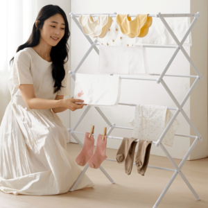 리스페토 빨래건조대 튼튼한 접이식 건조대, 올화이트