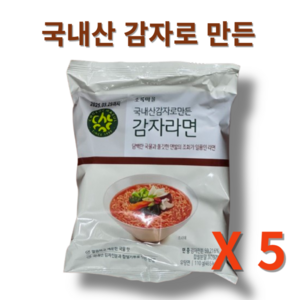 초록마을 감자라면, 5개