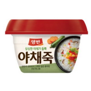 양반 야채죽, 287.5g, 6개