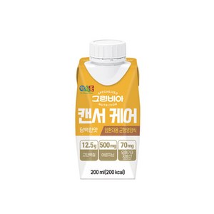 그린비아 캔서 케어 담백한맛 완전균형영양식 200ml, 12개