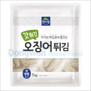 면사랑 갓 튀긴 오징어튀김, 3개, 1kg