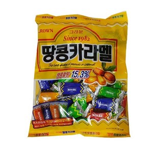 크라운 땅콩카라멜 324g, 3개