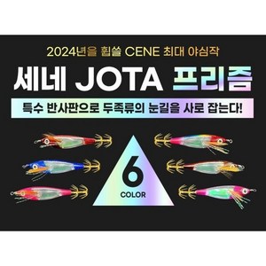 [낚시장터] 세네 조타 프리즘 JOTA 특수반사판 고급 금바늘 검증된 핵심컬러, 레인보우 CE-095, 1개