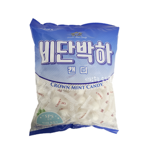 크라운 비단박하캔디, 400g, 5개