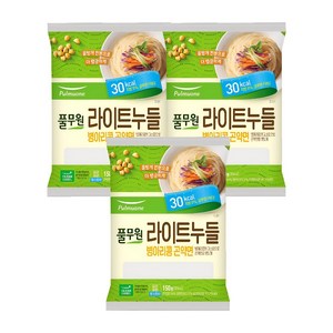 풀무원 라이트누들, 150g, 3개