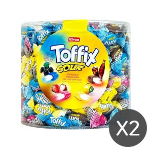 엘반 토픽스 사우어 츄잉캔디, 1kg, 2개