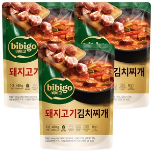 비비고 돼지고기김치찌개, 460g, 3개