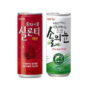 솔의눈15캔+실론티15캔 240ml 30캔, 1세트