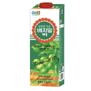 베지밀 달콤한 두유 B, 950ml, 4개