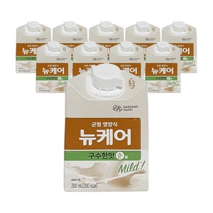 뉴케어 구수한맛 순 200ml / 칼슘과 비타민으로 업그레이드 더욱 부드러운맛, 10개