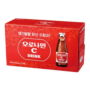 오로나민씨 탄산 드링크, 120ml, 10개