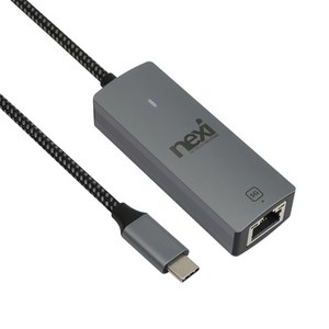 넥시 USB3.1 C타입 5G 유선랜카드 NX1480, 1개