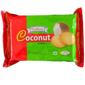 S.N. FOOD COCONUT COOKIES 코코넛 쿠키비스켓 방글라데시 과자, 270g, 1개