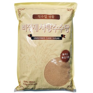 직수입정품 우리존 비정제 사탕수수당 5kg, 1개