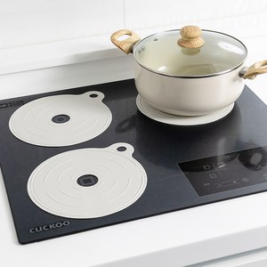 소노리떼 국산 인덕션 보호매트 웨이브(WAVE) 2P 세트, 2개, 아이보리