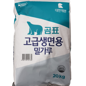 곰표 고급생면용 밀가루 20kg 최상급 밀가루, 1개