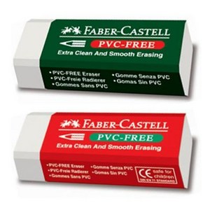 파버카스텔 PVC-FREE 18 85 39-18 95 20-지우개-faber, 18 95 20 - 레드