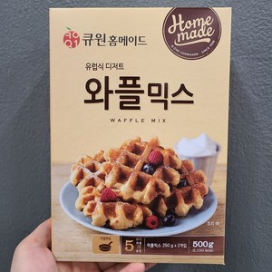 큐원 홈메이드 와플믹스, 500g, 1개