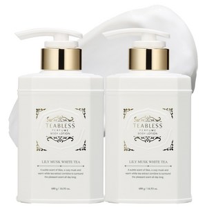 티블레스 퍼퓸 바디로션 릴리머스크 화이트티향, 480g, 2개