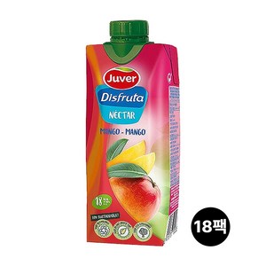 후버 디스프루타 망고 주스, 330ml, 18개