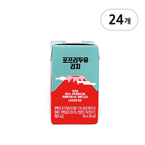 [포프리] 100% 국산 제주콩을 껍질째 그대로 포프리 두유 리치, 145ml, 24개