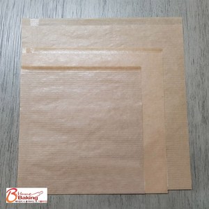 이홈베이킹 L자봉투(와플 토스트 햄버거 샌드위치용) 줄무늬크라프트18 - 200장, 200개입, 1세트