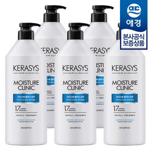 케라시스 모이스춰 클리닉 단백질 샴푸 플로럴파우더향, 980ml, 5개