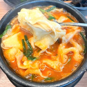 전국맛집 [봉평메밀마당] - 얼큰 손 수제비 / 생 수제비 장칼국수 맛, 1개, 1.1kg