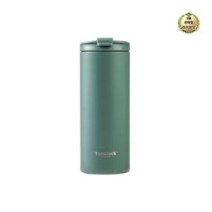 텀블락 플레인 머그 텀블러 350ml, 아몬드밀크, 1개