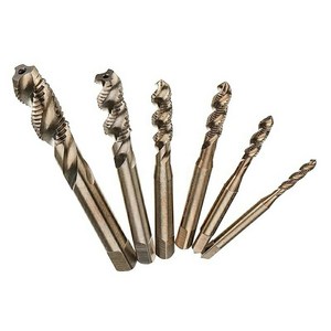 중국 스파이럴 탭 코발트탭 서스탭 기계 SUS 2mm 2.5mm 3mm 4mm 5mm 6mm 8mm 10mm M2-0.4, 본품, 1개