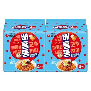 농심 배홍동 비빔면 137g, 8개