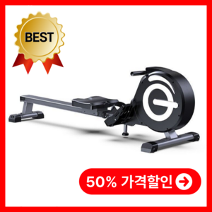 프리코어 가정용 로잉머신 실내 운동기구 노젓기 유산소 전신운동 근력, 블랙