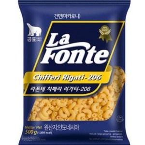 라폰테 치페리 리가티 마카로니 500g, 9개