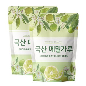 닥터릴리 메밀 가루 분말 국산, 500g, 2개