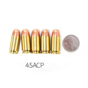 아크로 황동 더미탄 5종 모형탄 모형 총알 탄피, 45ACP*5개입, 1개