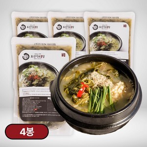 언덕집 경상도식 자연산 추어탕, 4개, 500g