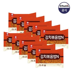 천일식품 냉동 김치볶음밥, 10개, 250g