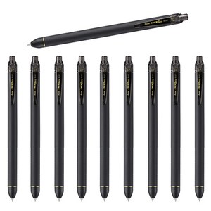 Pentel ENERGEL 에너겔 슬림(BLN435R1/BL437R1) 0.5mm/0.7mm 10개 세트, 에너겔 슬림 0.7mm 흑 10개