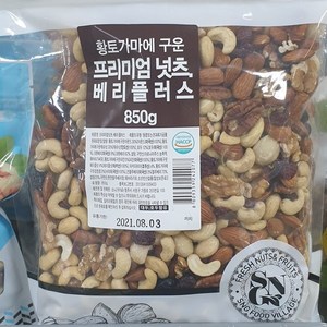 황토가마에 구운 프리미엄 넛츠 베리 플러스, 850g, 1개