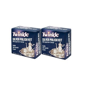 트윈클 실버 폴리쉬 키트 124g 2팩 / Twinkle Silve Polish Kit 124g 2Pack, 2개