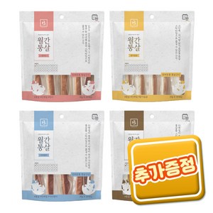 브리더랩 월간통살 강아지 고양이간식 30P 2개 + 추가증정 10P, 월간통살 연어 30P, 황태 30P+추가10P, 600g